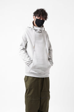 Load image into Gallery viewer, BORIS BIDJAN SABERI HOODY PULLOVER / NATURAL OBJECT DYED "HOODY2-FTT00008" (LIGHT GREY)