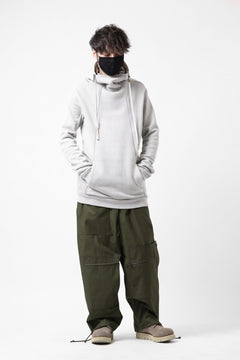 Load image into Gallery viewer, BORIS BIDJAN SABERI HOODY PULLOVER / NATURAL OBJECT DYED "HOODY2-FTT00008" (LIGHT GREY)