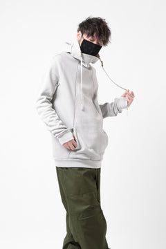 Load image into Gallery viewer, BORIS BIDJAN SABERI HOODY PULLOVER / NATURAL OBJECT DYED "HOODY2-FTT00008" (LIGHT GREY)