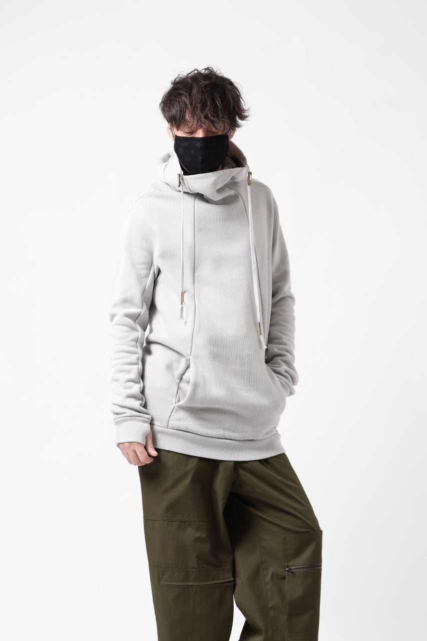 Load image into Gallery viewer, BORIS BIDJAN SABERI HOODY PULLOVER / NATURAL OBJECT DYED "HOODY2-FTT00008" (LIGHT GREY)