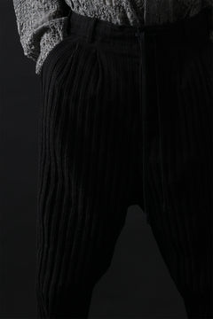 画像をギャラリービューアに読み込む, forme d'expression 2-Tucked Sarouel Pants (Black)