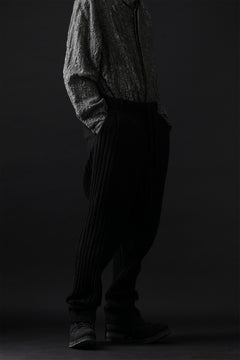 画像をギャラリービューアに読み込む, forme d'expression 2-Tucked Sarouel Pants (Black)