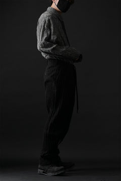 画像をギャラリービューアに読み込む, forme d'expression 2-Tucked Sarouel Pants (Black)