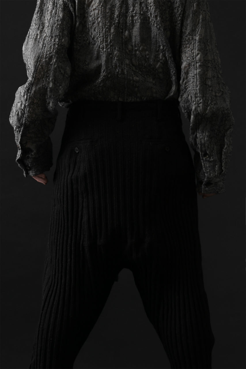 画像をギャラリービューアに読み込む, forme d'expression 2-Tucked Sarouel Pants (Black)