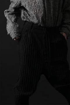 画像をギャラリービューアに読み込む, forme d'expression 2-Tucked Sarouel Pants (Black)