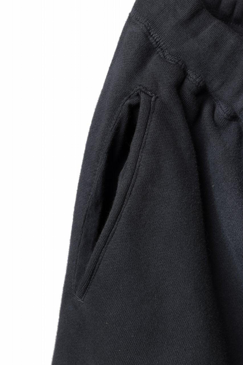 画像をギャラリービューアに読み込む, DEFORMATER.® THREE PROCESSING SWEAT JOGGER PANT - DYED/BIO/FROST EFFECT (VINTAGE BLACK)