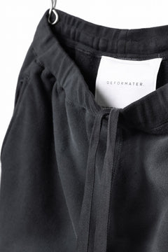 画像をギャラリービューアに読み込む, DEFORMATER.® THREE PROCESSING SWEAT JOGGER PANT - DYED/BIO/FROST EFFECT (VINTAGE BLACK)