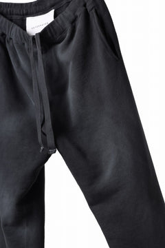 画像をギャラリービューアに読み込む, DEFORMATER.® THREE PROCESSING SWEAT JOGGER PANT - DYED/BIO/FROST EFFECT (VINTAGE BLACK)
