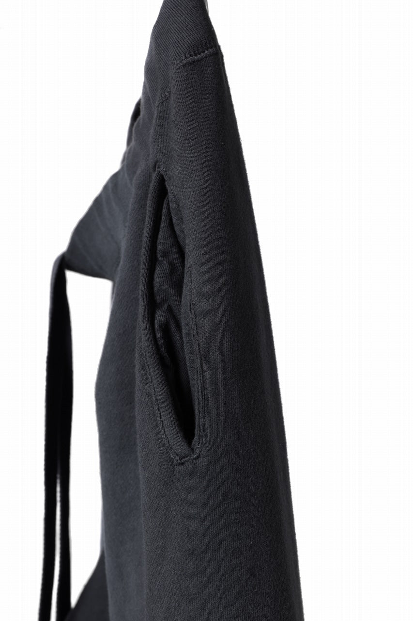 画像をギャラリービューアに読み込む, DEFORMATER.® THREE PROCESSING SWEAT JOGGER PANT - DYED/BIO/FROST EFFECT (VINTAGE BLACK)