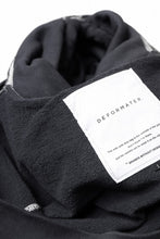 画像をギャラリービューアに読み込む, DEFORMATER.® THREE PROCESSING SWEAT HOODIE - DYED/BIO/FROST EFFECT (VINTAGE BLACK)