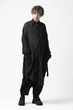 画像をギャラリービューアに読み込む, SOSNOVSKA BELTS PATH LONG SHIRT (BLACK)