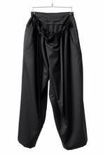 画像をギャラリービューアに読み込む, Y's BANG ON! No.149 GABARDINE WRAP PANTS (BLACK)