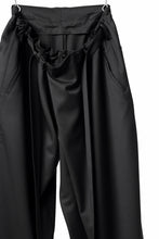 画像をギャラリービューアに読み込む, Y's BANG ON! No.149 GABARDINE WRAP PANTS (BLACK)