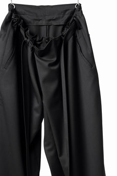 画像をギャラリービューアに読み込む, Y's BANG ON! No.149 GABARDINE WRAP PANTS (BLACK)