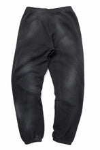 画像をギャラリービューアに読み込む, DEFORMATER.® THREE PROCESSING SWEAT JOGGER PANT - DYED/BIO/FROST EFFECT (VINTAGE BLACK)