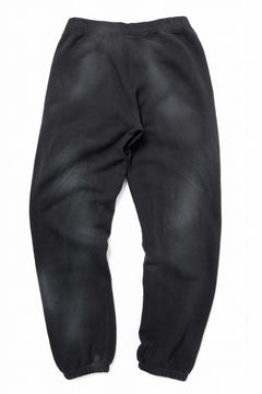 画像をギャラリービューアに読み込む, DEFORMATER.® THREE PROCESSING SWEAT JOGGER PANT - DYED/BIO/FROST EFFECT (VINTAGE BLACK)