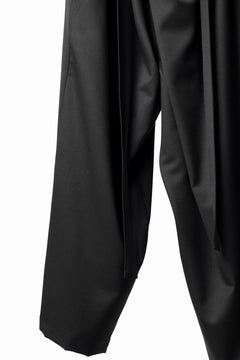 画像をギャラリービューアに読み込む, Y's BANG ON! No.149 GABARDINE WRAP PANTS (BLACK)