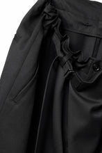 画像をギャラリービューアに読み込む, Y's BANG ON! No.149 GABARDINE WRAP PANTS (BLACK)