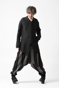 画像をギャラリービューアに読み込む, SOSNOVSKA COMBINED SILK BLAZER (BLACK)