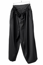 画像をギャラリービューアに読み込む, Y's BANG ON! No.149 GABARDINE WRAP PANTS (BLACK)