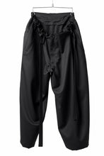 画像をギャラリービューアに読み込む, Y's BANG ON! No.149 GABARDINE WRAP PANTS (BLACK)