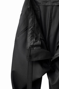 画像をギャラリービューアに読み込む, Y's BANG ON! No.149 GABARDINE WRAP PANTS (BLACK)