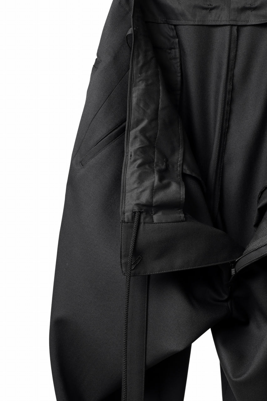 画像をギャラリービューアに読み込む, Y's BANG ON! No.149 GABARDINE WRAP PANTS (BLACK)