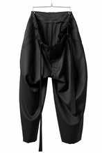 画像をギャラリービューアに読み込む, Y's BANG ON! No.149 GABARDINE WRAP PANTS (BLACK)