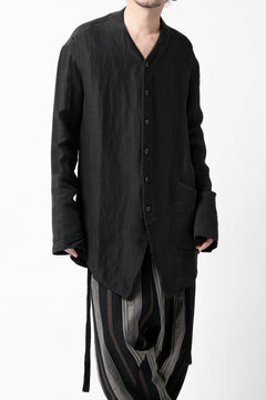 画像をギャラリービューアに読み込む, SOSNOVSKA COMBINED SILK BLAZER (BLACK)