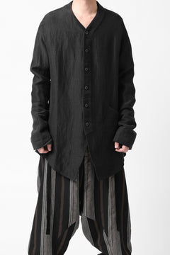 画像をギャラリービューアに読み込む, SOSNOVSKA COMBINED SILK BLAZER (BLACK)