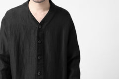 画像をギャラリービューアに読み込む, SOSNOVSKA COMBINED SILK BLAZER (BLACK)