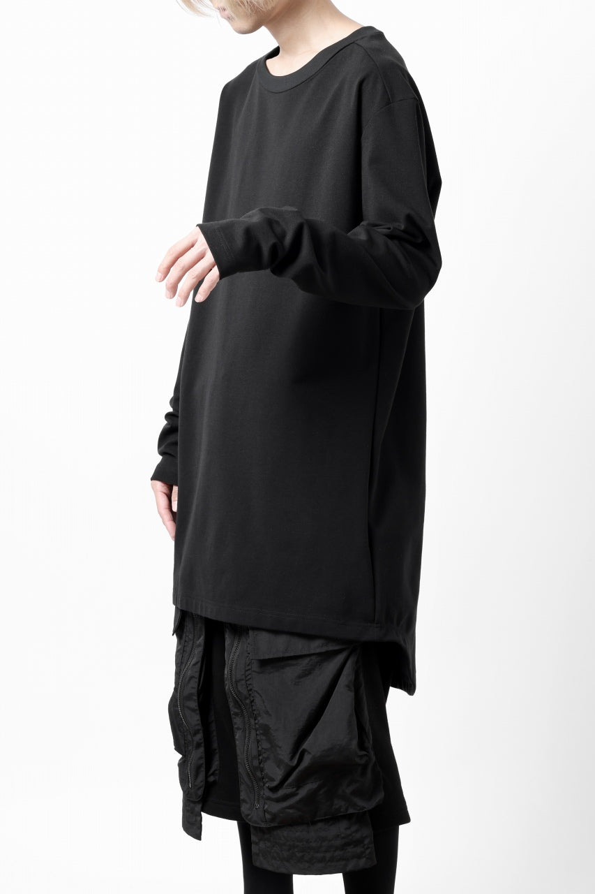 画像をギャラリービューアに読み込む, LEMURIA FLOWING LONG SLEEVE TOP / LUX-WARM® Premium (BLACK)