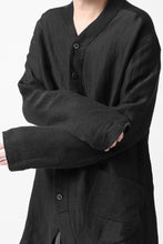 画像をギャラリービューアに読み込む, SOSNOVSKA COMBINED SILK BLAZER (BLACK)