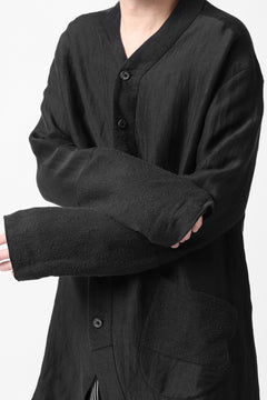 画像をギャラリービューアに読み込む, SOSNOVSKA COMBINED SILK BLAZER (BLACK)