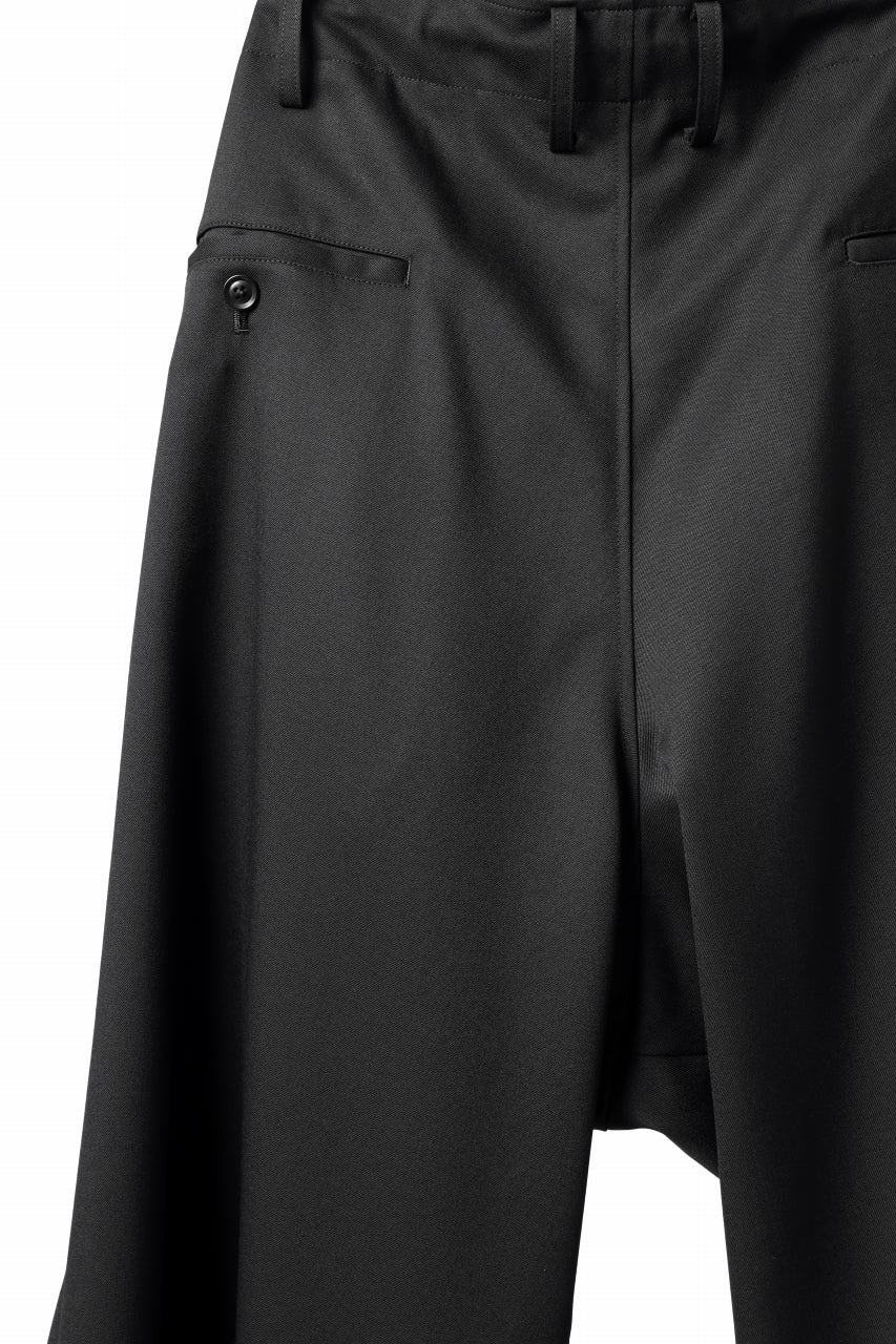 画像をギャラリービューアに読み込む, Y's BANG ON! No.149 GABARDINE WRAP PANTS (BLACK)