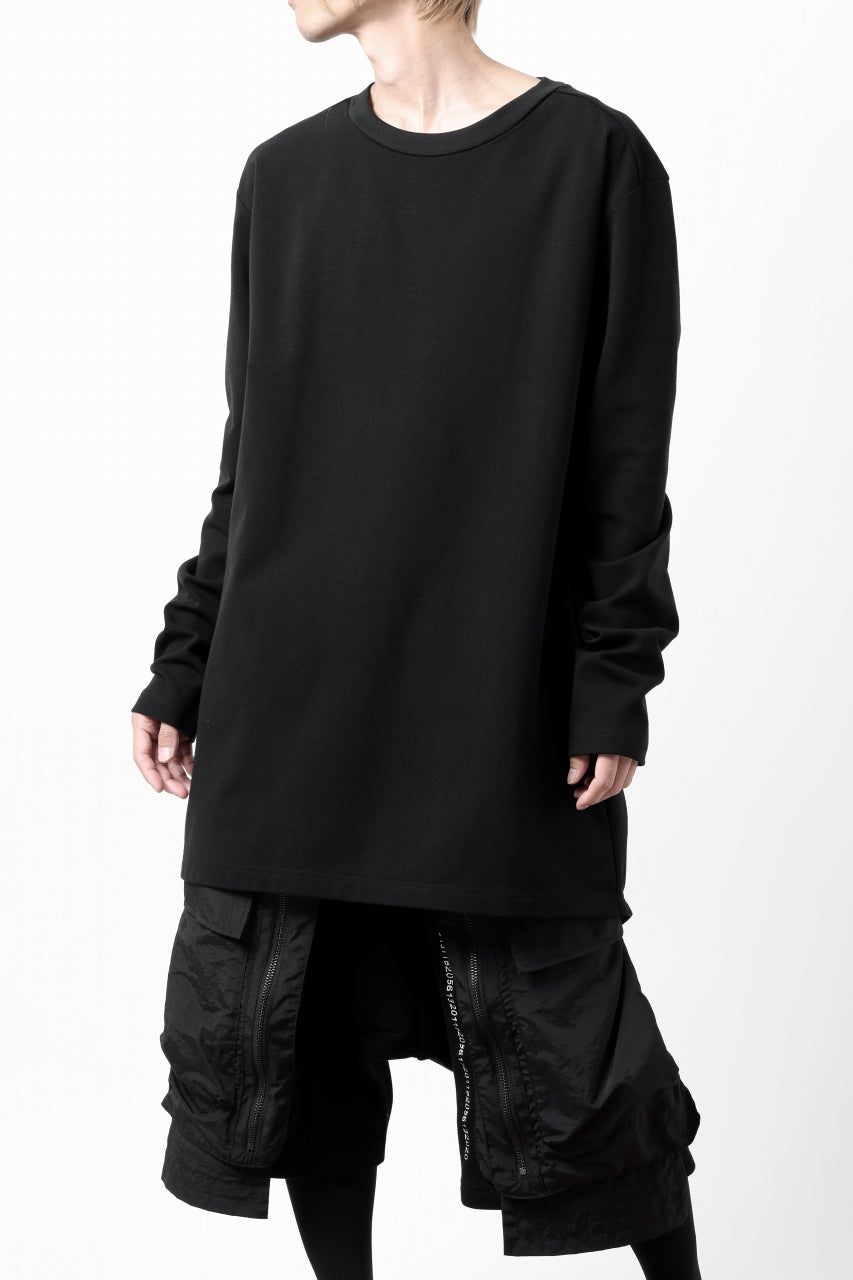 画像をギャラリービューアに読み込む, LEMURIA FLOWING LONG SLEEVE TOP / LUX-WARM® Premium (BLACK)