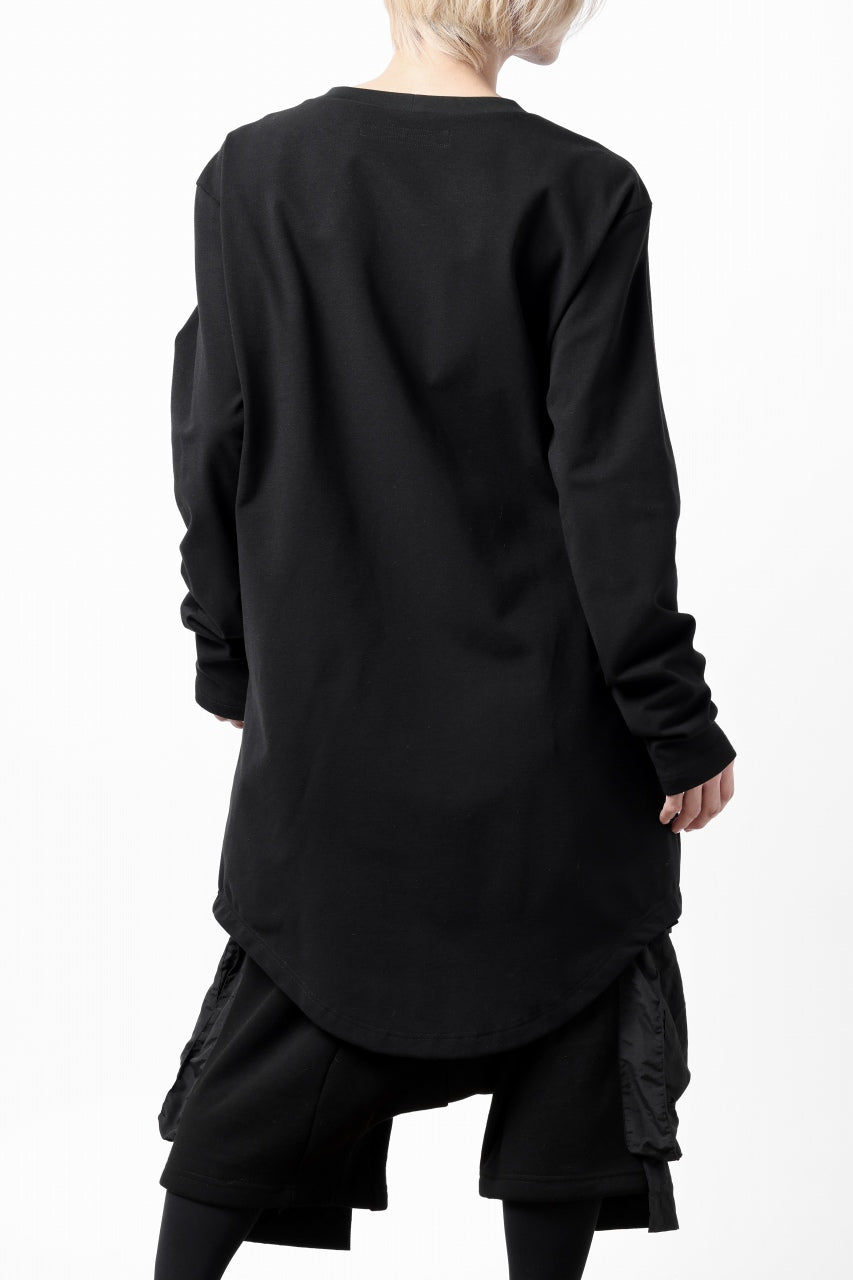 画像をギャラリービューアに読み込む, LEMURIA FLOWING LONG SLEEVE TOP / LUX-WARM® Premium (BLACK)