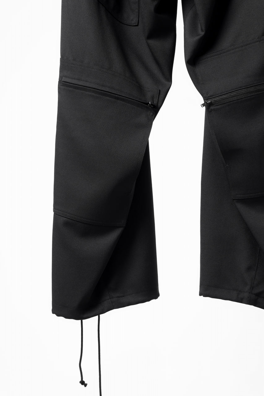 画像をギャラリービューアに読み込む, Y's BANG ON! No.189 GABARDINE PATCH WORK PANTS (BLACK)
