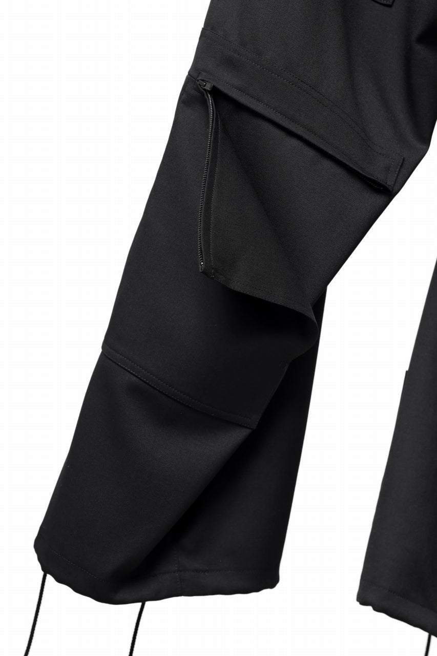 画像をギャラリービューアに読み込む, Y's BANG ON! No.189 GABARDINE PATCH WORK PANTS (BLACK)