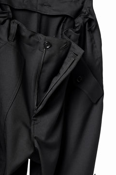 画像をギャラリービューアに読み込む, Y's BANG ON! No.189 GABARDINE PATCH WORK PANTS (BLACK)