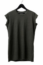 画像をギャラリービューアに読み込む, A.F ARTEFACT FRENCH SLEEVE TANK TOP / SLAB JERSEY (KHAKI)