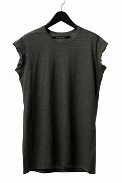 画像をギャラリービューアに読み込む, A.F ARTEFACT FRENCH SLEEVE TANK TOP / SLAB JERSEY (KHAKI)