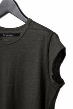 画像をギャラリービューアに読み込む, A.F ARTEFACT FRENCH SLEEVE TANK TOP / SLAB JERSEY (KHAKI)