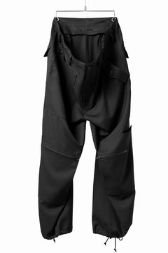 画像をギャラリービューアに読み込む, Y's BANG ON! No.189 GABARDINE PATCH WORK PANTS (BLACK)