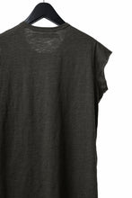 画像をギャラリービューアに読み込む, A.F ARTEFACT FRENCH SLEEVE TANK TOP / SLAB JERSEY (KHAKI)