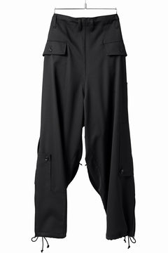 画像をギャラリービューアに読み込む, Y's BANG ON! No.189 GABARDINE PATCH WORK PANTS (BLACK)