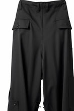 画像をギャラリービューアに読み込む, Y's BANG ON! No.189 GABARDINE PATCH WORK PANTS (BLACK)