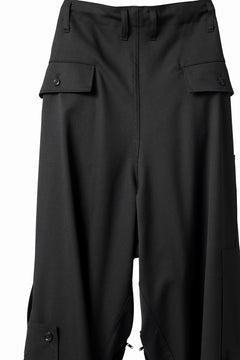 画像をギャラリービューアに読み込む, Y's BANG ON! No.189 GABARDINE PATCH WORK PANTS (BLACK)