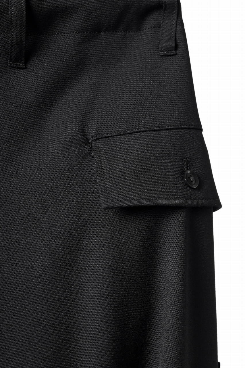 画像をギャラリービューアに読み込む, Y's BANG ON! No.189 GABARDINE PATCH WORK PANTS (BLACK)