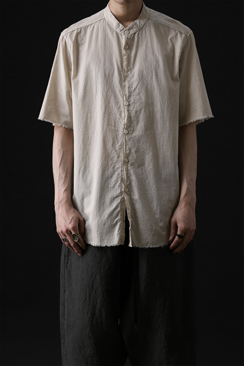 Load image into Gallery viewer, daub DYEING MINIMAL SS SHIRT / ORGANIC COTTON (SAND)
